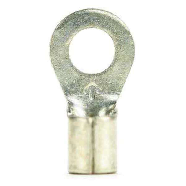 Terminal de anillo no aislado de calibre 12-10 AWG, Stud #10, paquete de 500 unidades - MU10-10RK