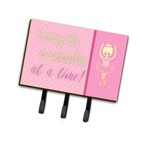 Carolines Treasures Ballet in 8 Counts Blonde Leash or Key Holder - BB5397TH68