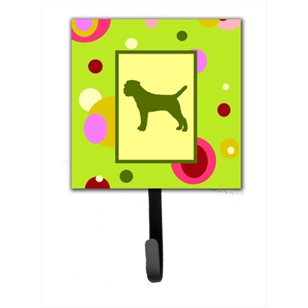 Jensendistributionservices 4.25 x 6 in. Border Terrier Leash Or Key Hook - MI2101783