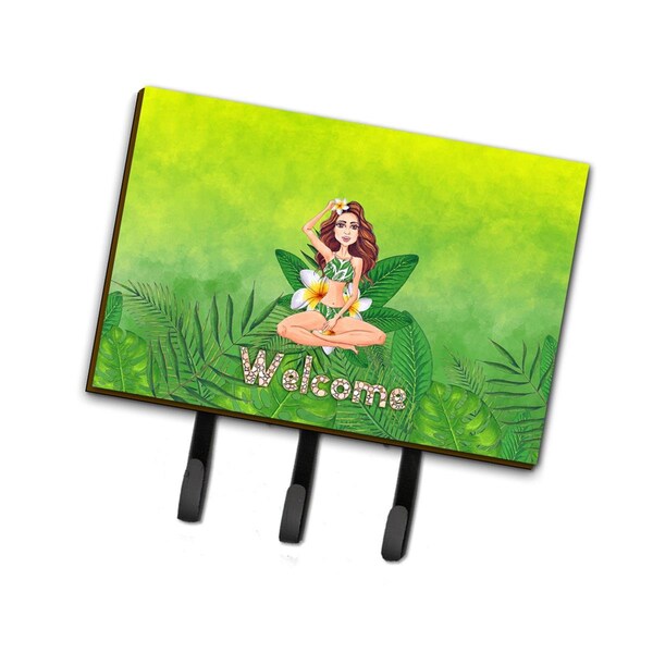 Carolines Treasures Welcome Lady in Bikini Summer Leash or Key Holder - BB7457TH68