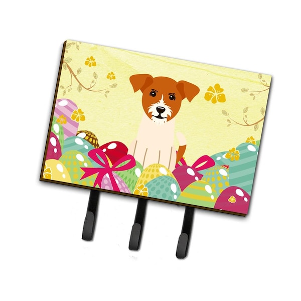 Carolines Treasures Easter Eggs Jack Russell Terrier Leash or Key Holder - BB6108TH68