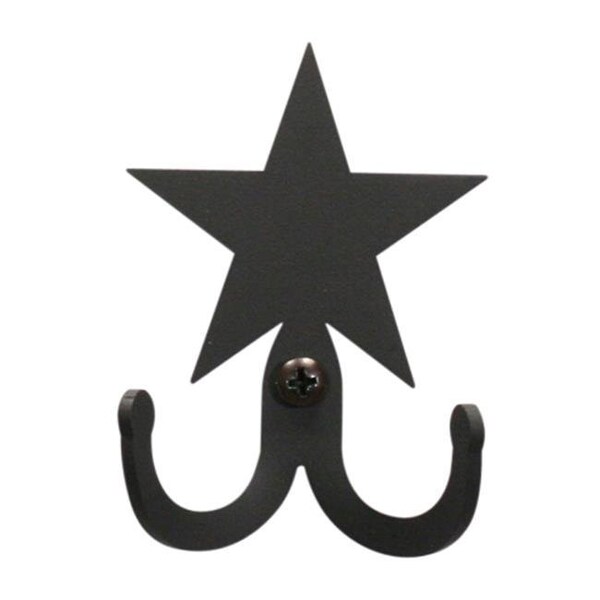 Village Wrought Iron Village Wrought Iron WH-D-45 Star Double Wall Hook - WH-D-45