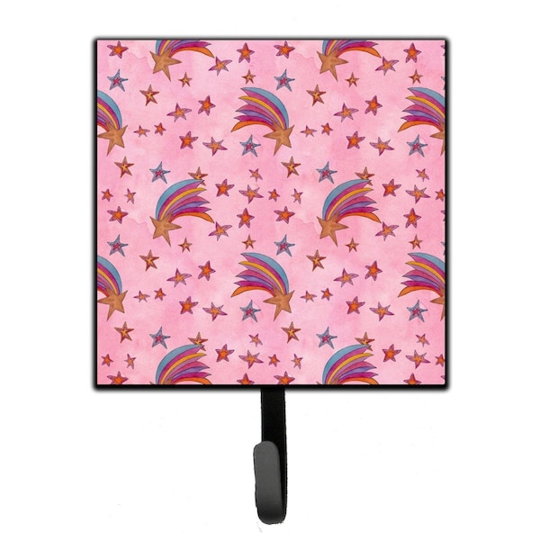 Jensendistributionservices Watercolor Shooting Stars on Pink Leash or Key Holder, 4.25 x 1 x 7 in. - MI1710839