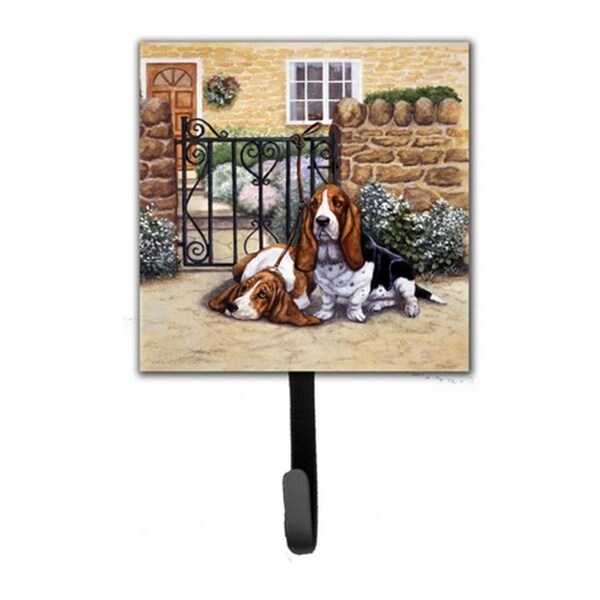 Micasa Basset Hound at the Gate Leash or Key Holder - MI254120