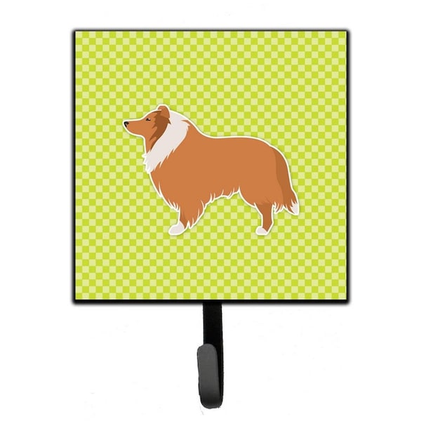 Jensendistributionservices Collie Checkerboard Green Leash or Key Holder - MI1715033