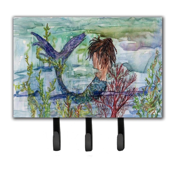 Jensendistributionservices Brunette Mermaid Coral Fantasy Leash or Key Holder - MI1714534