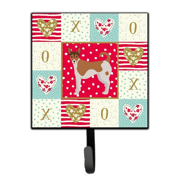 Carolines Treasures 4.25 x 1 x 7 in. Tenterfield Terrier Love Leash or Key Holder - CK5896SH4