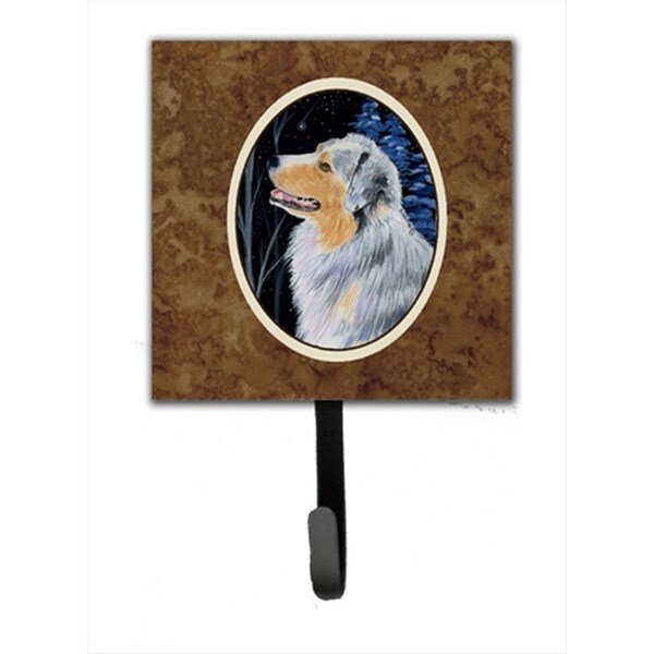 Jensendistributionservices Starry Night Australian Shepherd Leash Holder Or Key Hook - MI1657243