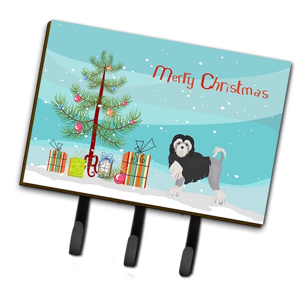 Carolines Treasures Lwchen or Little Lion Dog Christmas Tree Leash or Key Holder - CK3470TH68