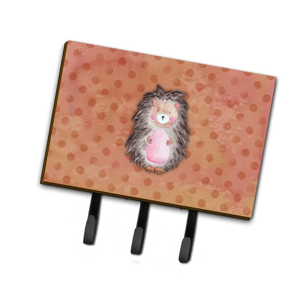Jensendistributionservices Polkadot Hedgehog Watercolor Leash or Key Holder - MI2101725