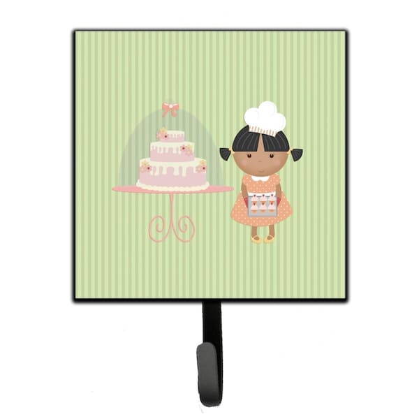 Jensendistributionservices Cake Baker African American Green Leash or Key Holder - MI1712596