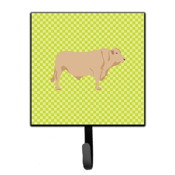 Carolines Treasures Charolais Cow Green Leash or Key Holder - BB7652SH4