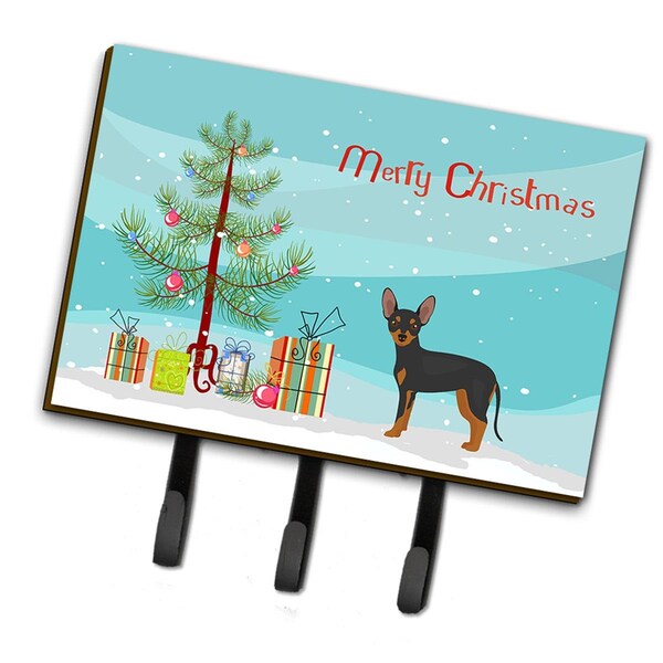 Carolines Treasures Prague Ratter Christmas Tree Leash or Key Holder - CK3480TH68