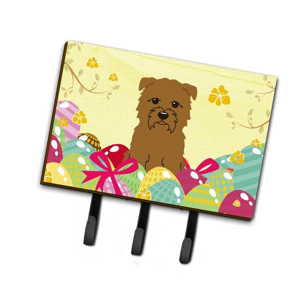 Carolines Treasures Easter Eggs Glen of Imal Tan Leash or Key Holder - BB6060TH68