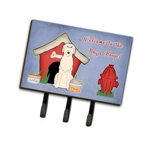 Carolines Treasures Dog House Collection Irish Wolfhound Leash or Key Holder - BB2819TH68