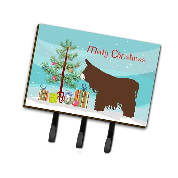 Carolines Treasures Poitou Poiteuin Donkey Christmas Leash or Key Holder - BB9219TH68