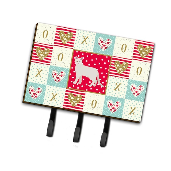 Carolines Treasures 6 x 2 x 9 in. Goddess Giant No.1 Cat Love Leash or Key Holder - CK5552TH68