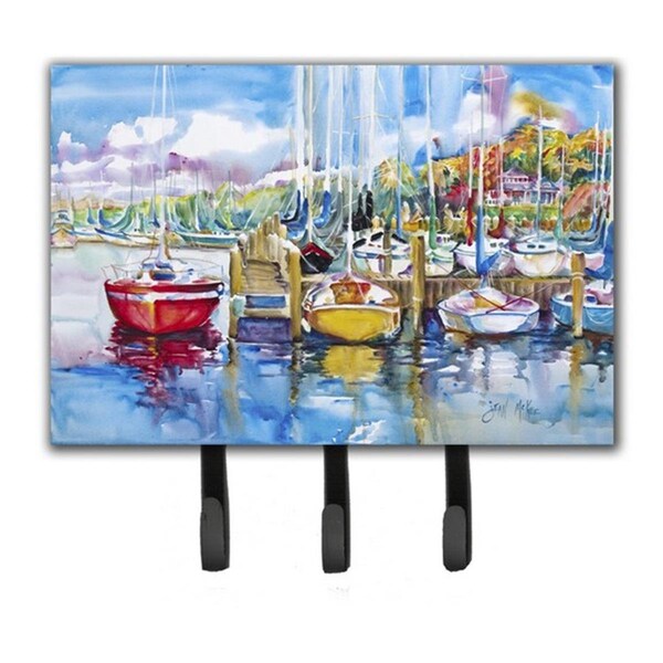 Jensendistributionservices Paradise Yacht Club Sailboats Leash & Key Holder - MI1718239