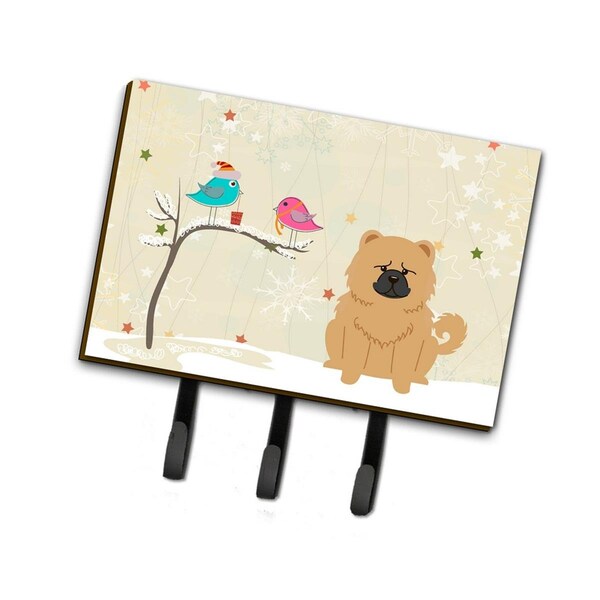 Jensendistributionservices Christmas Presents Between Friends Chow Chow Cream Leash or Key Holder - MI2087065