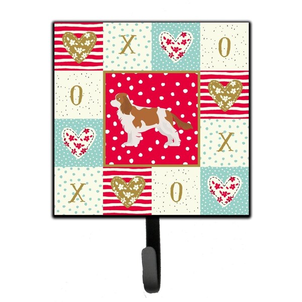 Carolines Treasures 4.25 x 1 x 7 in. Blenheim Cavalier Spaniel Love Leash or Key Holder - CK5818SH4