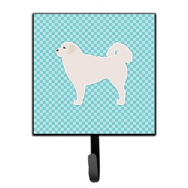 Carolines Treasures Polish Tatra Sheepdog Checkerboard Blue Leash or Key Holder - BB3727SH4