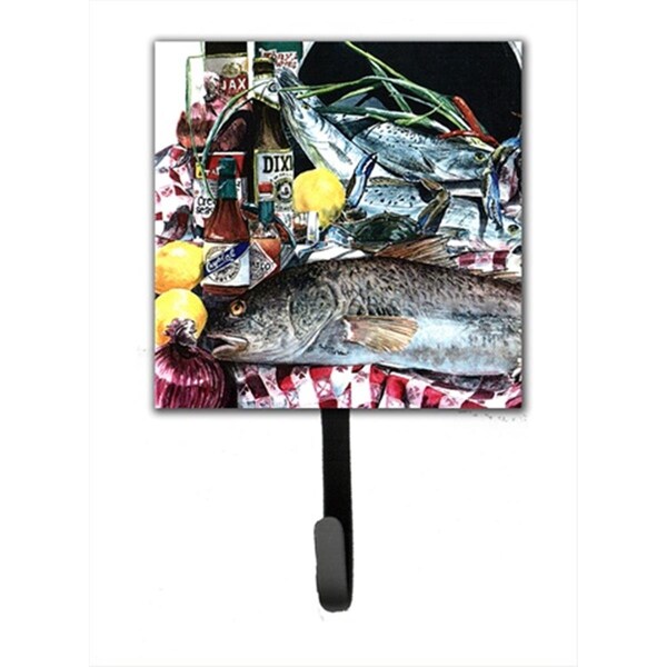 Jensendistributionservices Fish And Beers From New Orleans Leash Holder Or Key Hook - MI1655472