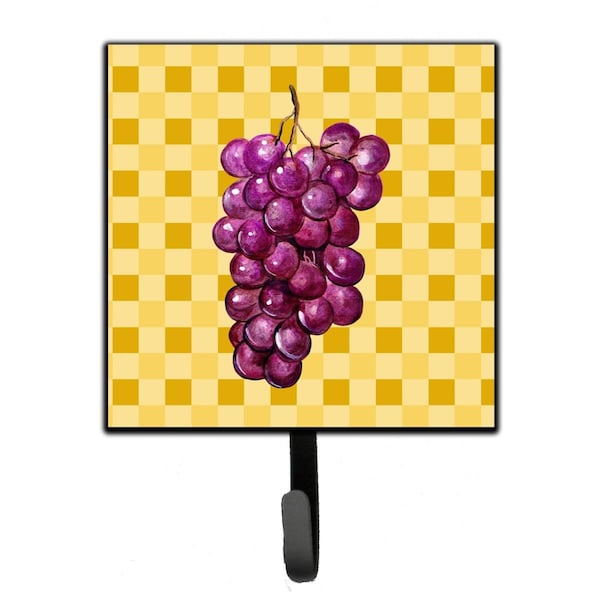 Jensendistributionservices Grapes on Basketweave Leash or Key Holder - MI1709629