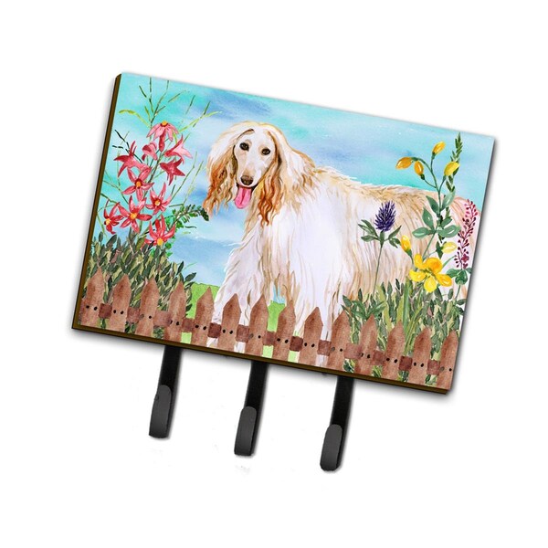 Jensendistributionservices Afghan Hound Spring Leash or Key Holder - MI1707380