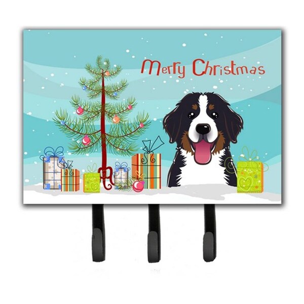Jensendistributionservices Christmas Tree & Bernese Mountain Dog Leash or Key Holder - MI1719851