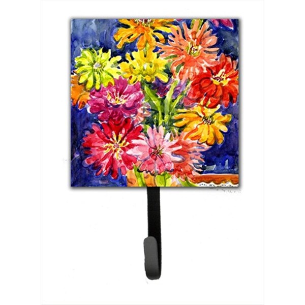 Carolines Treasures Gerber Daisies Flower Leash Holder Or Key Hook - 6069SH4