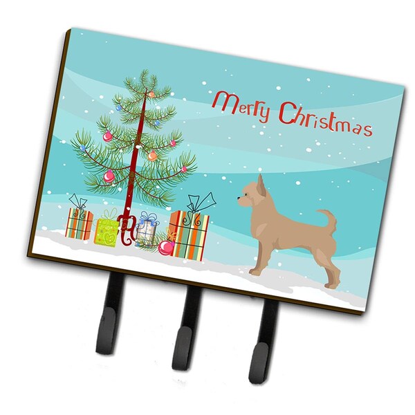 Carolines Treasures Tan Chorkie Christmas Tree Leash or Key Holder - CK3818TH68