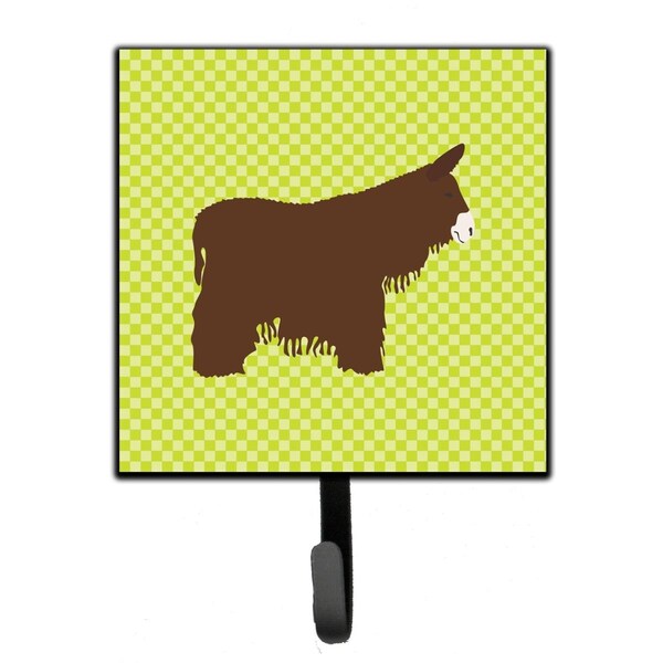 Carolines Treasures Poitou Poiteuin Donkey Green Leash or Key Holder - BB7678SH4