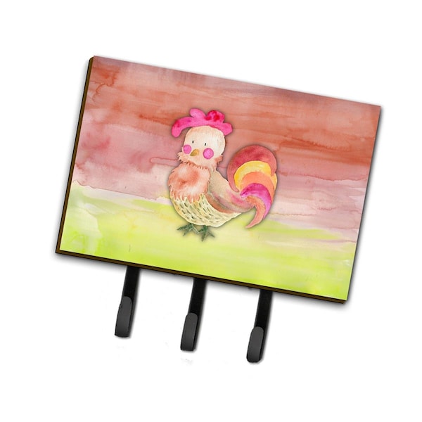 Jensendistributionservices Rooster Watercolor Leash or Key Holder - MI1715112