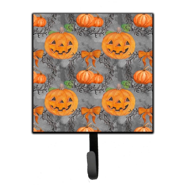 Carolines Treasures Watecolor Halloween Pumpkins Leash or Key Holder, 4.25 x 1 x 7 in. - BB7521SH4