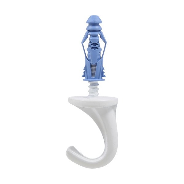 Hillman HILLMAN White Brass 5.7 in. L Hook 2 pk - 122407