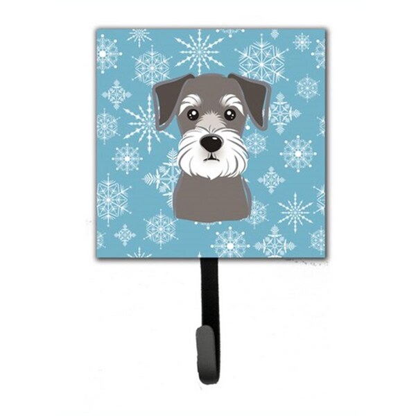 Jensendistributionservices Snowflake Schnauzer Leash & Key Holder - MI1658935