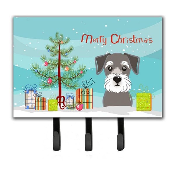Jensendistributionservices Christmas Tree & Schnauzer Leash or Key Holder - MI1725121
