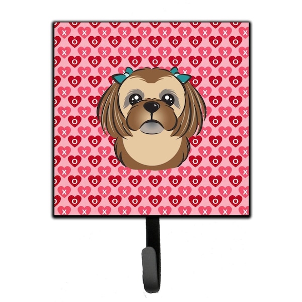 Jensendistributionservices Chocolate Brown Shih Tzu Hearts Leash or Key Holder - MI1721163