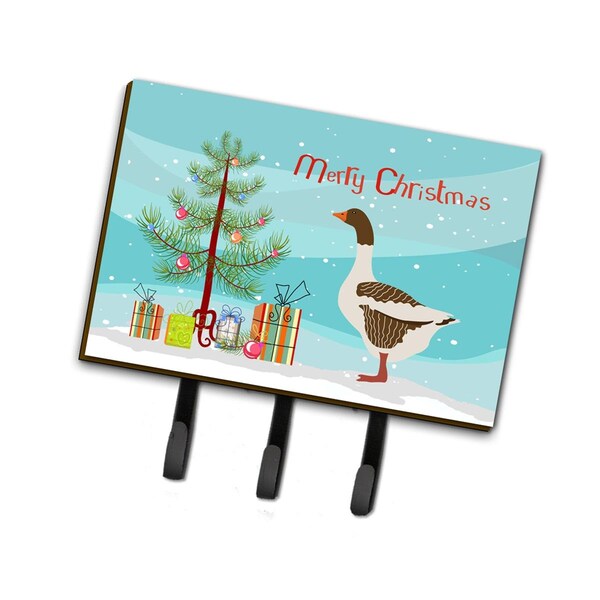 Carolines Treasures Pomeranian Rogener Goose Christmas Leash or Key Holder - BB9270TH68