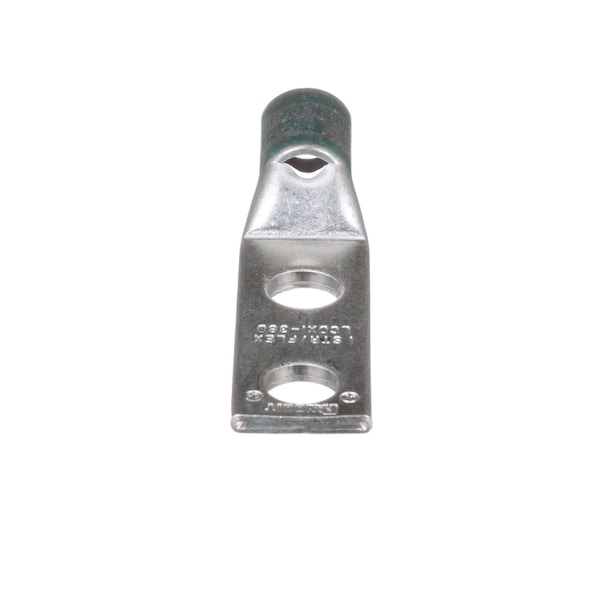 Terminal de compresión de cobre Panduit, de 2 orificios, #1 AWG F - LCDX1-38D-X