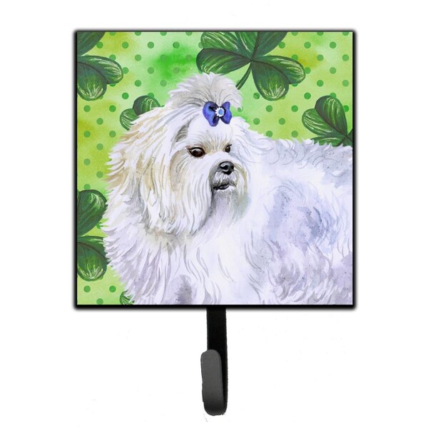 Carolines Treasures Maltese St.Patricks Leash or Key Holder - BB9825SH4