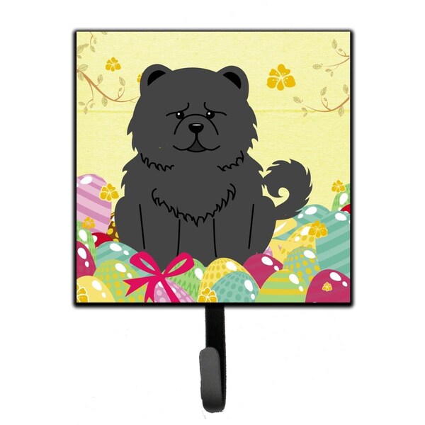 Carolines Treasures Easter Eggs Chow Chow Black Leash or Key Holder - BB6143SH4