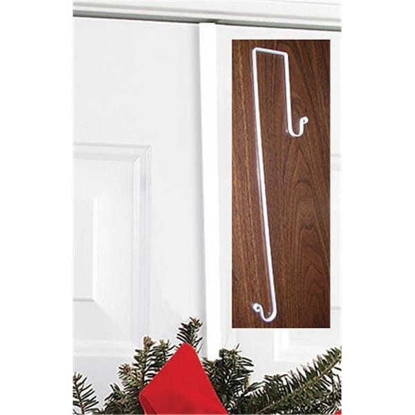 Village Wrought Iron Village Wrought Iron WRE-A-W Wreath Hanger White - WRE-A-W