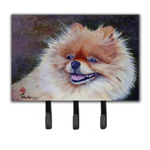 Jensendistributionservices Pomeranian Head Leash & Key Holder - MI1719825