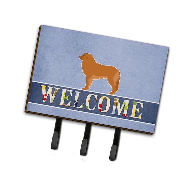 Carolines Treasures Leonberger Welcome Leash or Key Holder - BB5562TH68