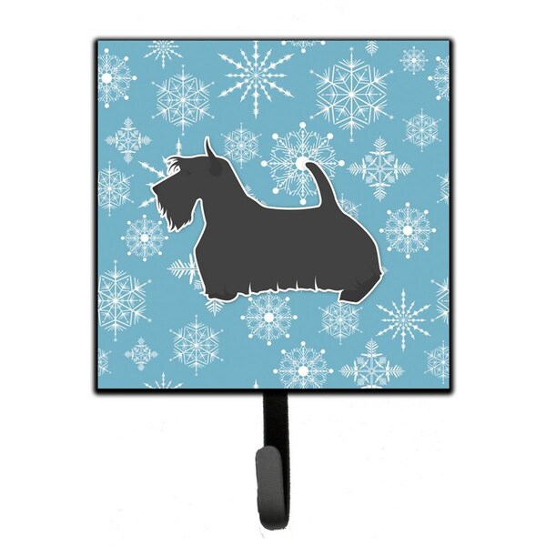 Carolines Treasures Winter Snowflake Scottish Terrier Leash or Key Holder - BB3569SH4