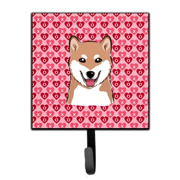 Carolines Treasures Shiba Inu Hearts Leash or Key Holder - BB5295SH4