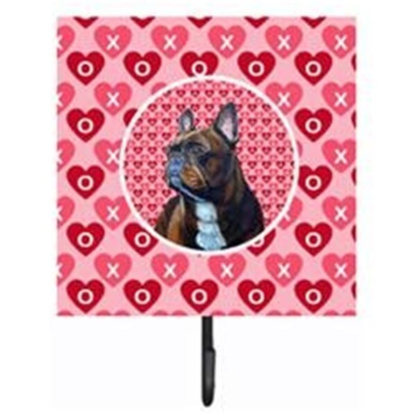 Micasa French Bulldog Valentines Love And Hearts Leash Or Key Holder - MI718749