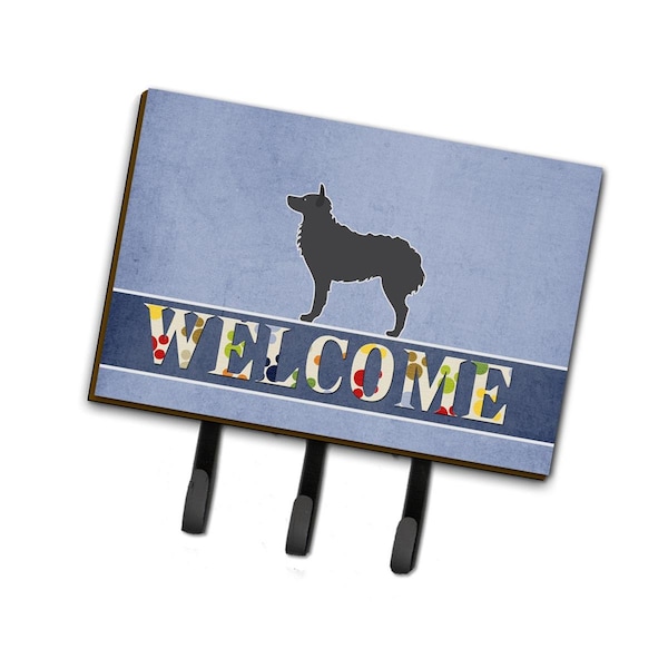 Carolines Treasures Croatian Sheepdog Welcome Leash or Key Holder - BB5525TH68