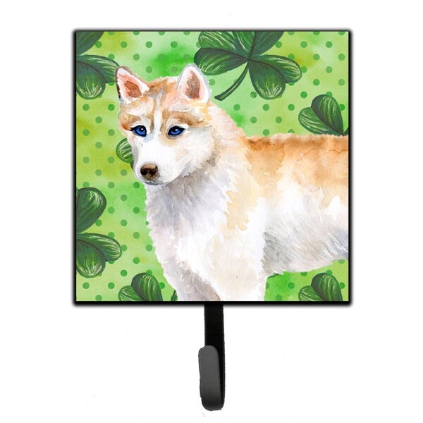Carolines Treasures Siberian Husky St.Patricks Leash or Key Holder - BB9829SH4